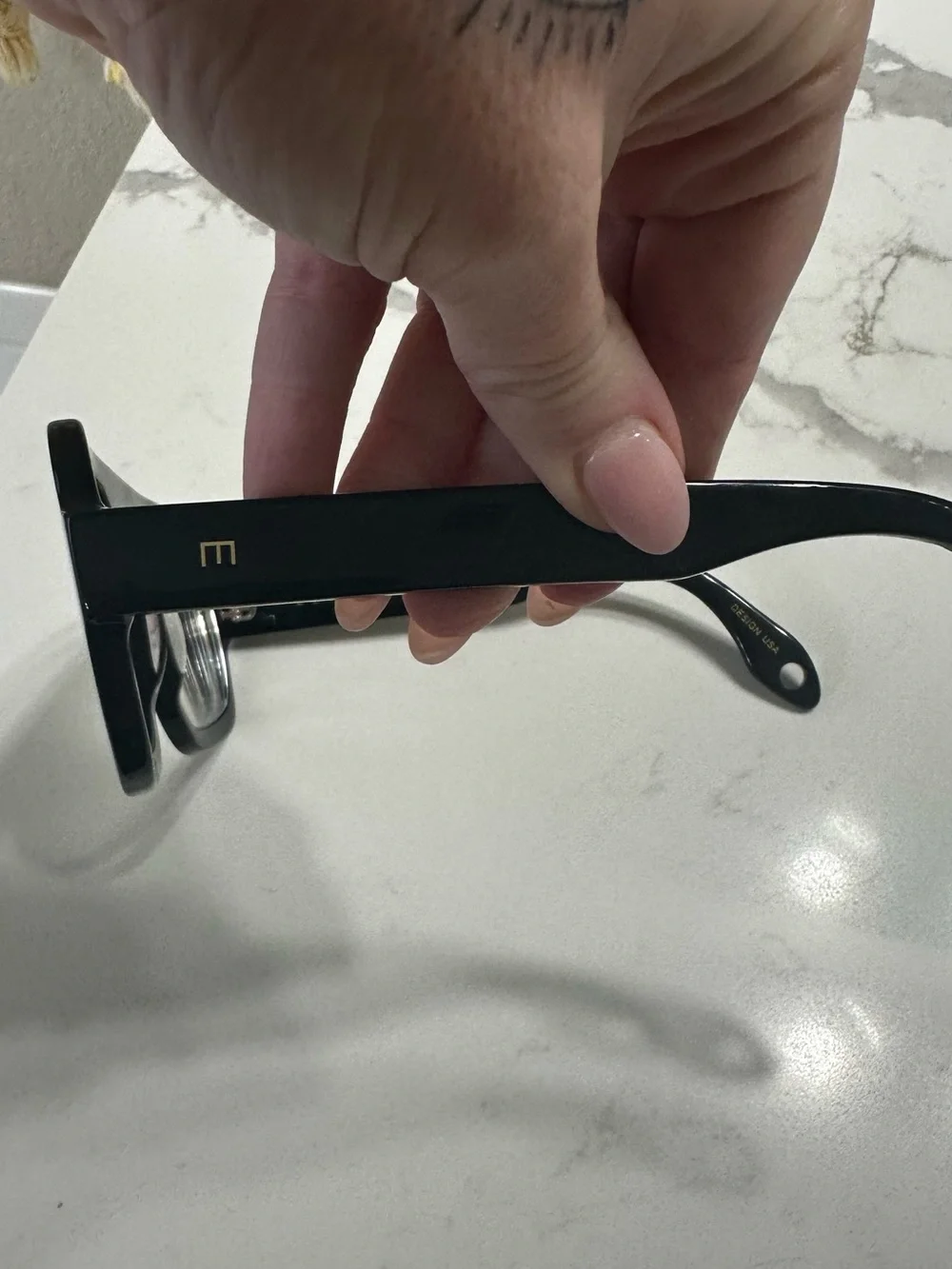 Bold Black Elisa Johnson sunglasses glasses